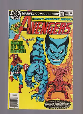 Buy The Avengers #178 (1978) CLASSIC JOHN BUSCEMA BEAST COVER & SOLO STORY • 9.71£