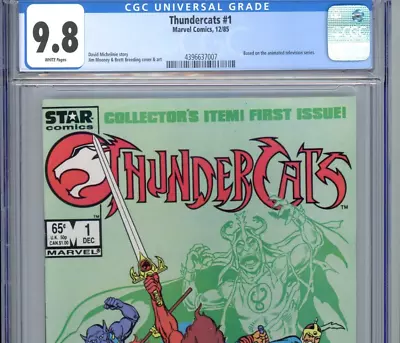 Buy Thundercats 1 CGC 9.8 STAR Comics 1985 First Print Fresh From CGC WP • 485.38£