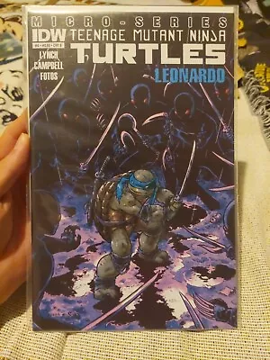 Buy Teenage Mutant Ninja Turtles Micro Series IDW #4 RARE Cvr B -Leonardo- TMNT • 22£