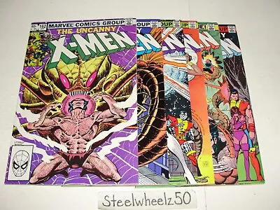 Buy Uncanny X-Men #162-167 Comic Lot Marvel 1982 163 164 165 166 Vs Brood 1st Binary • 66.12£