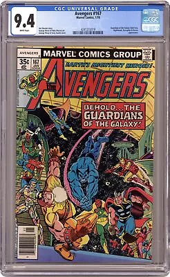 Buy Avengers #167 CGC 9.4 1978 4241272019 • 85.43£