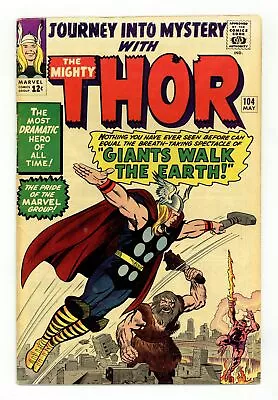 Buy Thor Journey Into Mystery #104 VG/FN 5.0 1964 • 147.56£