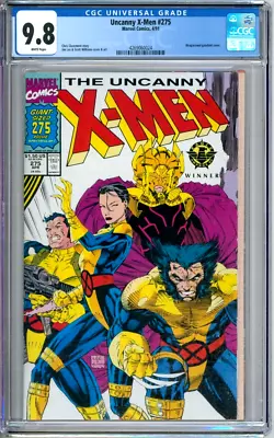 Buy Uncanny X-Men 275 CGC Graded 9.8 NM/MT Marvel Comics 1991 • 97.04£