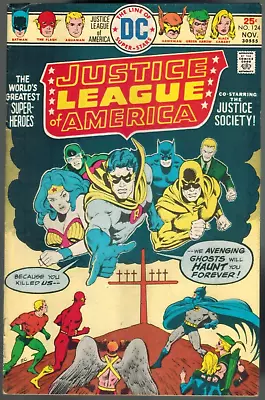 Buy Justice League Of America 124  JLA/JSA Team-Up! VG/F  1975  DC Comic • 3.84£