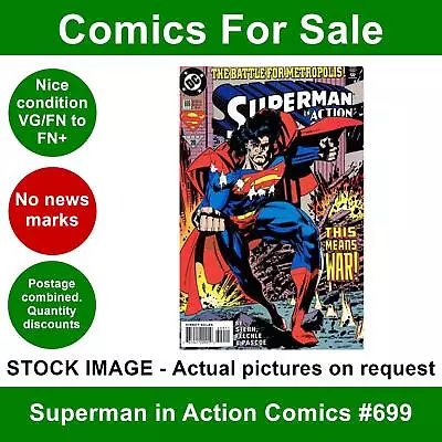 Buy DC Superman In Action Comics #699 Comic - VG/FN+ 01 May 1994 • 3.49£