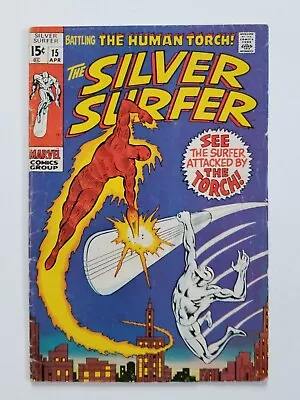 Buy Silver Surfer #15 (1970 Marvel Comics) Solid Copy ~ VG ~ Combine Shipping • 23.30£