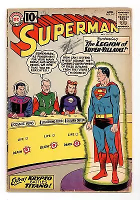 Buy Superman #147 VG- 3.5 1961 1st App. Legion Of Super-Villains • 74.55£