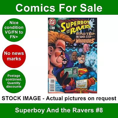 Buy DC Superboy And The Ravers #8 Comic - VG/FN+ 01 April 1997 • 3.49£