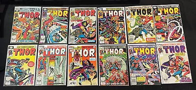 Buy The Mighty Thor 1982 Vol. 1 Comic Lot! 316-330 Lot Of 12! F/VF Free Shipping! • 38.82£