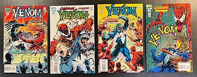 Buy Venom Carnage Unleashed 1 2 3 4 COMPLETE NM Set SCARCE ISSUES Spider-man Marvel • 69.89£