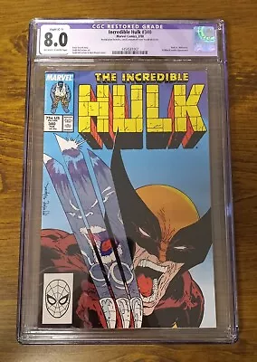 Buy Incredible Hulk 340 (Feb 1988, Marvel) CGC 8.0 Restored Slight C-1 • 112.61£