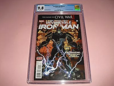 Buy Invincible Iron Man #9 CGC 9.8 1st Print From 2016! Marvel 1st App Riri Williams • 108.72£