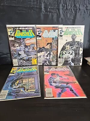 Buy The Punisher #1-#5 Newsstands 1st Solo Limited Series (Marvel Comics 1985)  • 85.43£