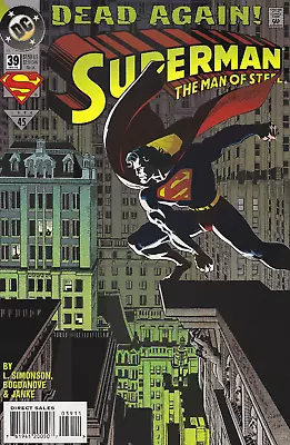 Buy Superman: The Man Of Steel #39 (Vol 1) 1994 - DC Comics • 2.75£