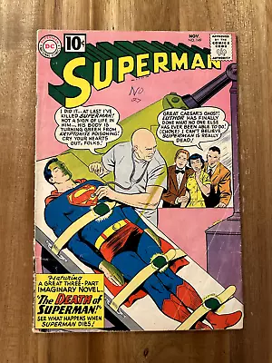 Buy Superman #149 1961 DC Comics 1st Flash Barry Allen In Superman • 27.18£
