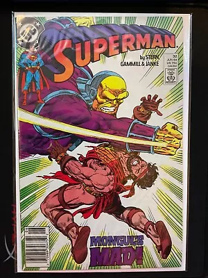Buy DC Comics Superman #32 June 1989 Mongul's Mad Vintage DC Comic Book • 1.16£