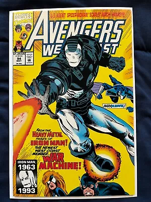 Buy Avengers West Coast #94 Rhodey Becomes War Machine 1993 • 23.29£