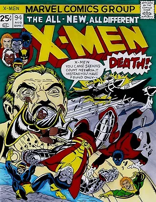Buy Uncanny X-men #94 Cover Recreation Original Comic Art Color Sketch On Card Stock • 232.97£