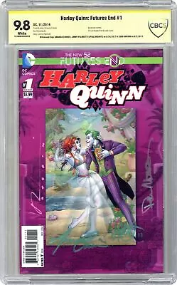 Buy Harley Quinn Futures End 1A Conner Lenticular CBCS 9.8 SS 2014 • 93.19£