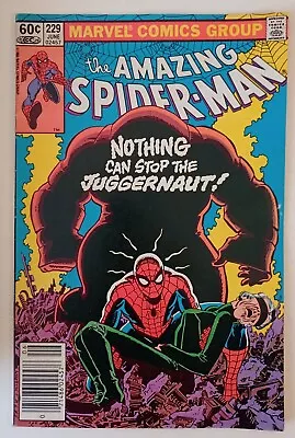 Buy Amazing Spider-Man #229 (Nothing Can Stop The Juggernaut!) 1980 • 17.09£