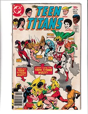 Buy Teen Titans 50 G/vg Dc Comics Book Harlequin Duela Dent Buckler (1977) • 2.32£
