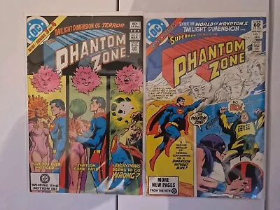 Buy DC Superman's Phantom Zone - '82 Issues 1 And 3. Good Condition • 3.99£