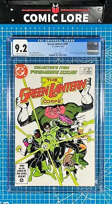 Buy GREEN LANTERN # 201   CGC 9.2  1ST KILOWOG  DCU Guy Gardner 1986 • 66.01£