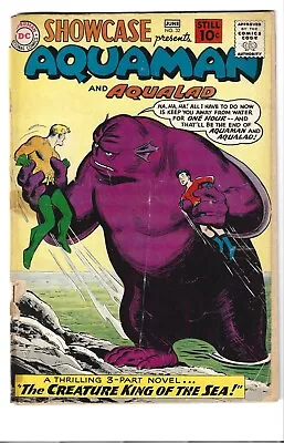 Buy Showcase #32 Aquaman And Aqualad Nick Cardy Art/cover DC Comics (1961) • 15.52£