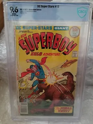 Buy DC Super-Stars Giant #12 NM+ 9.6⛓️Solo Superboy⛓️DC Newsstand CBCS 1977 Not Cgc • 97.08£