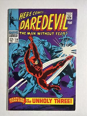 Buy Daredevil 39 VF 1968 Marvel Comics Unholy Three • 69.89£