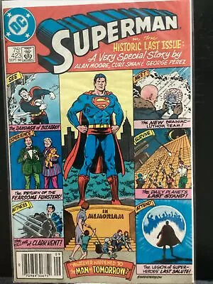 Buy SUPERMAN #423 (1986 DC COMICS) - Classic Alan Moore Story • 9.32£