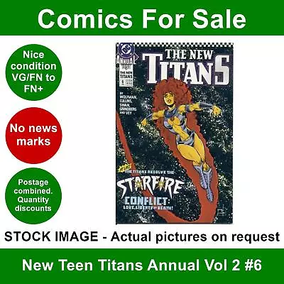 Buy DC New Teen Titans Annual Vol 2 #6 Comic - VG/FN+ 01 Sep 1990 • 4.99£