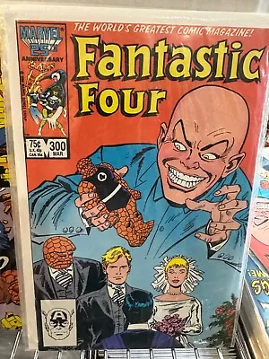 Buy Fantastic Four Copper Age Comic #300 (1987) KEY Marriage • 6£