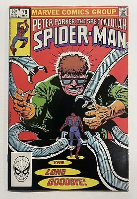 Buy Spectacular Spider-man #78. May 1983. Marvel. Vf+. Black Cat! Doctor Octopus! • 8£