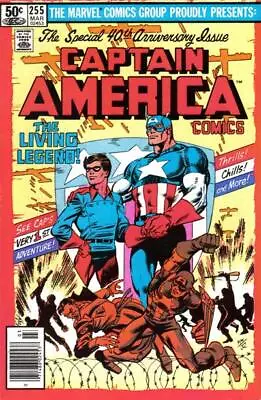 Buy Captain America (1968) # 255 Newsstand (5.0-VGF) 1981 • 6.75£