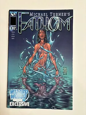 Buy Michael Turner's Fathom # 1 Wizard World Chicago Exclusive 1998 Superb Condition • 24.95£