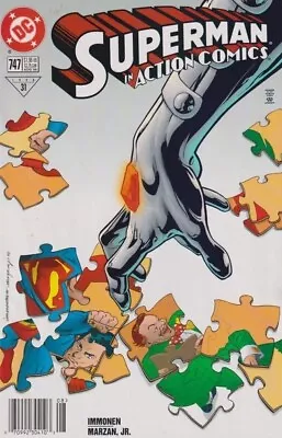 Buy Action Comics #747 (Newsstand) FN; DC | Superman Puzzle Cover - We Combine Shipp • 7.75£