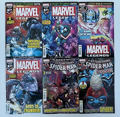 Buy Marvel Legends & Astonishing Spider-Man Comics Bundle X6 Collectors’ Edition VGC • 12.99£