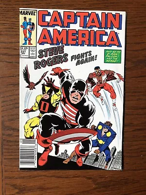 Buy Captain America #328 1st Appearance Origin Of D-Man! Marvel 1987 • 3.88£