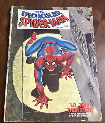 Buy Spectacular Spiderman Magazine #1 (1968 Marvel) John Romita Spiderman • 13.59£