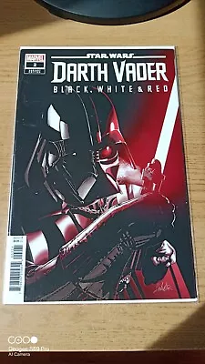 Buy Star Wars Darth Vader Black White And Red #2B VF 7.5 Spine Mark  '23 Larroka Var • 3£