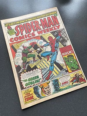 Buy SPIDER-MAN COMICS WEEKLY #6 1973 VG (REPRINTS AMAZING SPIDER-MAN #14)Hulk Xover • 15£