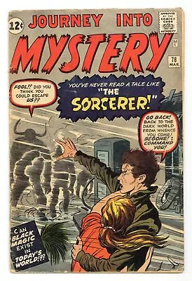Buy Journey Into Mystery #78 GD+ 2.5 1962 • 93.19£
