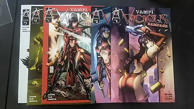 Buy Vampi Vicious Circle Rampage 1 2 3 Complete ANARCHY STUDIOS 2003 2005 VF/NM • 19.41£