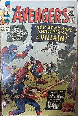 Buy Avengers #15 1965 FN- Death Of Baron Zemo Cent Copy Pence Stamp • 39.99£