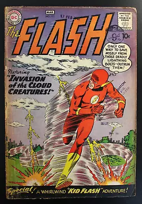 Buy The Flash # 111 DC Comics 1960 2nd Appearance Kid Flash - Cloud Creatures - GOOD • 33£