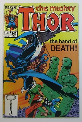 Buy Thor # 343 Fn 6.0 Marvel 1984 The Hand Of Death • 1.75£