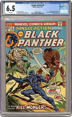 Buy Jungle Action #6 CGC 6.5 1973 4048798010 1st App. Erik Killmonger • 174.74£