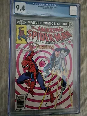 Buy Amazing Spider-Man #201 CGC 9.4/NM+ WhPgs Classic 1980 Romita Punisher Cover • 97.08£