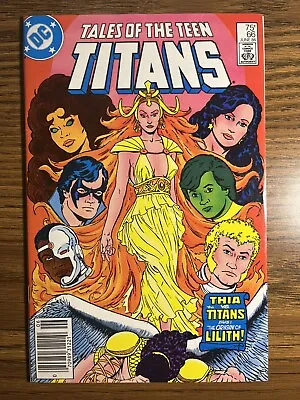 Buy Tales Of The Teen Titans 66 Newsstand Variant Adam Hughes Cover Dc Comics 1986 • 2.29£